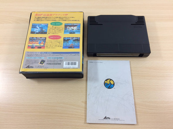 UC1885 World Heroes BOXED NEO GEO AES Japan – J4U.co.jp