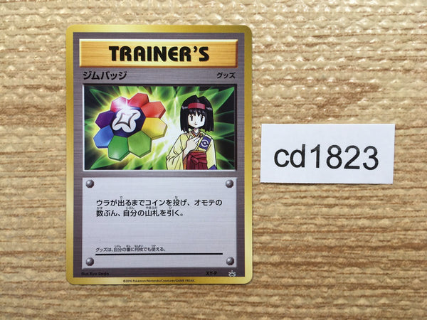 CD1823 Gym Badge Su PROMO PROMO Gym Badge Erika Pokemon Card TCG Japan