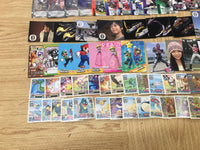 w1309 About 290 Kamen Rider Masked Pokemon Gundam cards & sticker Lot Japan