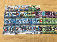 w1309 About 290 Kamen Rider Masked Pokemon Gundam cards & sticker Lot Japan