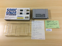 ua9091 Sonic Wings Aero Fighters BOXED SNES Super Famicom Japan