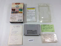 wa2247 Oda Nobunaga Haou no Gundan BOXED SNES Super Famicom Japan