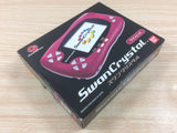 Wonder Swan Crystal Wine Red Console BOXED Bandai Japan - Tested Working KC6942