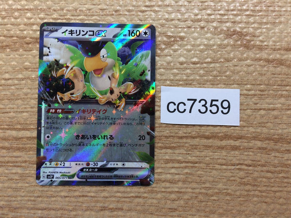 cc7359 Squawkabilly ex Colorless RR SV2P 065/071 Pokemon Card TCG Japan