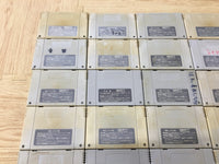 w1374 Untested 86 Cartridges SNES Super Famicom Lot Japan