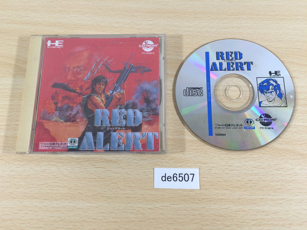de6507 Red Alert CD ROM 2 PC Engine Japan
