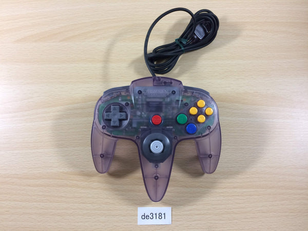 DE3181 Nintendo 64 Controller Clear Purple N64 Japan –