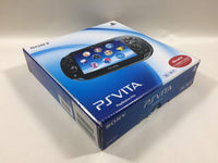 wa1710 PS Vita PCH-1100 CRYSTAL BLACK BOXED SONY PSP Console Japan