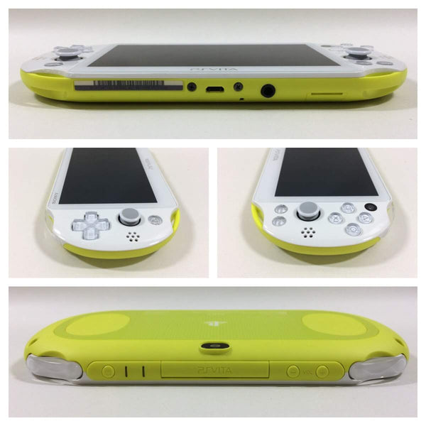 wb1188 PS Vita PCH-2000 LIME GREEN & WHITE BOXED SONY PSP Console