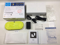 wb1191 PS Vita PCH-2000 LIME GREEN & WHITE BOXED SONY PSP Console Japan
