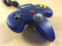 DE3187 Nintendo 64 Controller HORI COMMANDER Clear Blue N64 Japan
