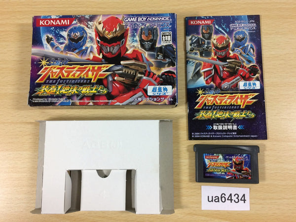 ua6434 Genseijin Justirisers BOXED GameBoy Advance Japan
