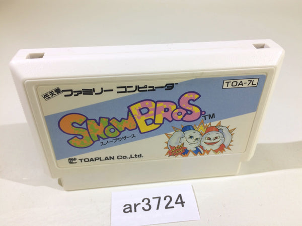 ar3724 Snow Bros. Brothers NES Famicom Japan