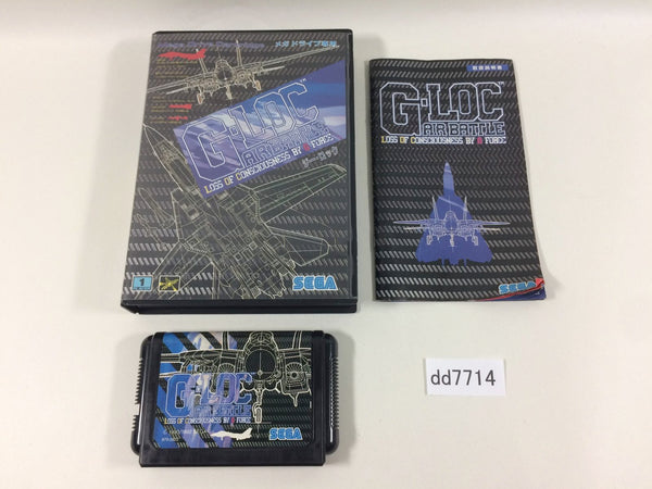 DD7714 G-LOC Air Battle BOXED Mega Drive Genesis Japan