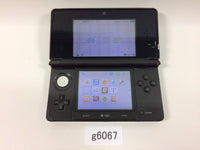 g6067 Nintendo 3DS Clear Black Console Japan