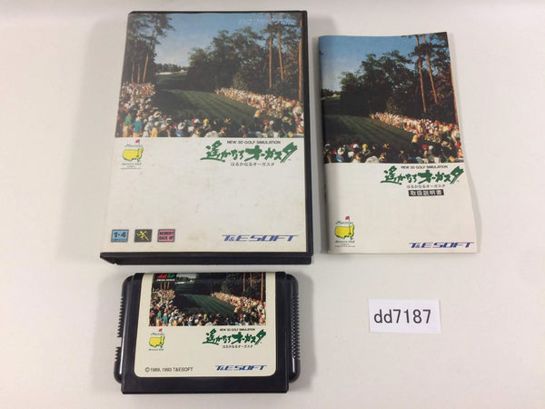 DD7187 Harukanaru Augusta BOXED Mega Drive Genesis Japan