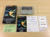 ua3078 Flashback The Quest for Identity BOXED SNES Super Famicom Japan
