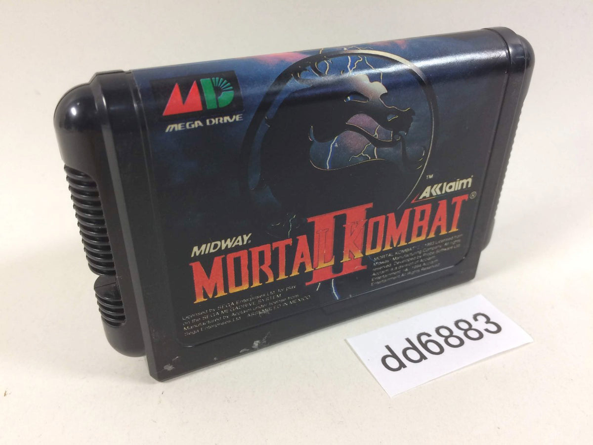 DD6883 Mortal Kombat II Kyuukyoku Shinken Mega Drive Genesis