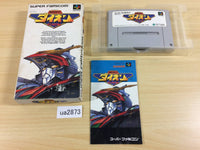 UA2873 Kidou Soukou Dion Imperium BOXED SNES Super Famicom