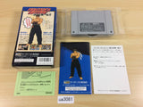 ua3081 Fighter's History 2 Mizoguchi Kiki Ippatsu BOXED SNES Super Famicom Japan
