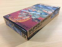 ua2496 Gunforce Battle Fire Engulfed Terror Island BOXED SNES SuperFamicom Japan