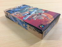 ua2496 Gunforce Battle Fire Engulfed Terror Island BOXED SNES SuperFamicom Japan