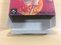 ua2496 Gunforce Battle Fire Engulfed Terror Island BOXED SNES SuperFamicom Japan