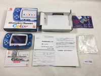 WA1740 Wonder Swan Color Crystal Blue Console BOXED Bandai Japan