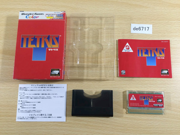 DE6717 TETRIS BOXED Wonder Swan Bandai Japan