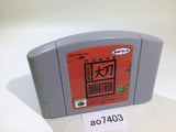 ao7403 John Romero's Daikatana Nintendo 64 N64 Japan