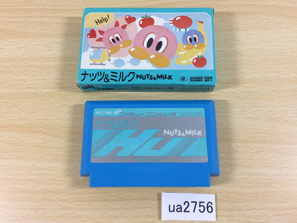 ua2756 Nuts & Milk BOXED NES Famicom Japan
