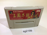 Sangokushi III SNES Super Famicom Japan - SG2199