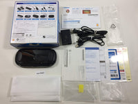 wa1647 PS Vita PCH-1100 CRYSTAL BLACK BOXED SONY PSP Console Japan