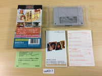 ua4317 Dead Dance Tuff E Nuff BOXED SNES Super Famicom Japan