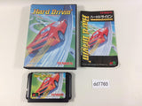 dd7760 Hard Drivin' BOXED Mega Drive Genesis Japan