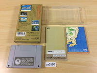 ua5590 Super Nobunaga no Yabou Zen Koku Ban BOXED SNES Super Famicom Japan