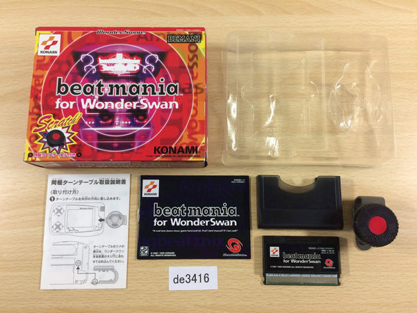 DE3416 Beatmania BOXED Wonder Swan Bandai Japan