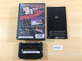 DE5053 Spiderman Spider Man BOXED Mega Drive Genesis Japan
