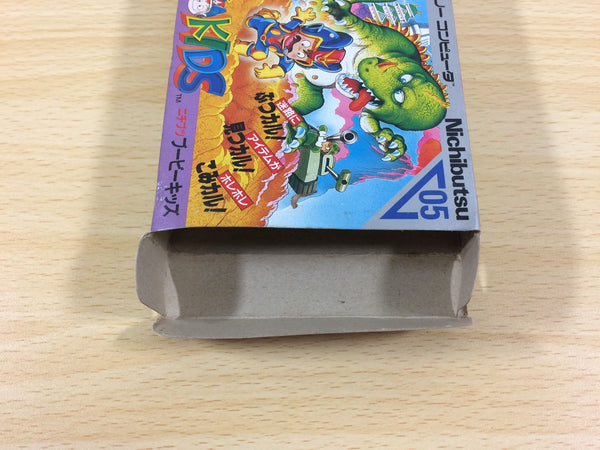 Booby Kids Kid no Hore Hore Daisakusen BOXED NES Famicom Japan
