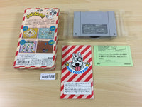 ua4584 Heisei Inu Monogatari Bow Pop'n Smash!! BOXED SNES Super Famicom Japan