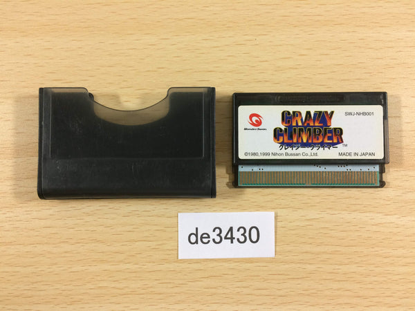 DE3430 Crazy Climber Wonder Swan Bandai Japan