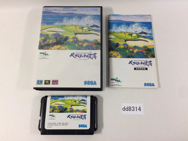 DD8314 Pebble Beach no Hatou BOXED Mega Drive Genesis Japan