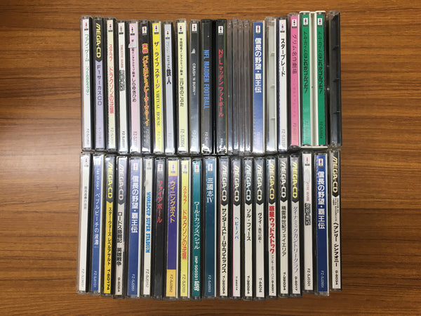 w1125 Untested Mega CD PC FX Games Lot Japan