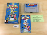 ua4347 Super Snakey BOXED SNES Super Famicom Japan