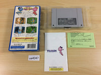 ua4347 Super Snakey BOXED SNES Super Famicom Japan