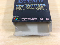 UA8855 Ultima VII 7 The Black Gate BOXED SNES Super Famicom Japan