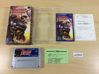 ua5895 Fighter's History BOXED SNES Super Famicom Japan