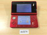 de3274 Nintendo 3DS Metallic Red Console Japan