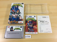 ua7249 Esparks Ijikuu Kara no Raihousha BOXED SNES Super Famicom Japan