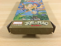 ua8882 Joe & Mac Tatakae Genshijin BOXED SNES Super Famicom Japan